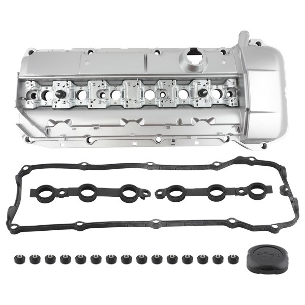 Aluminum Valve Cover w/ Gasket & Bolts for BMW E46 E39 325XI 330CI 330I M52 M54