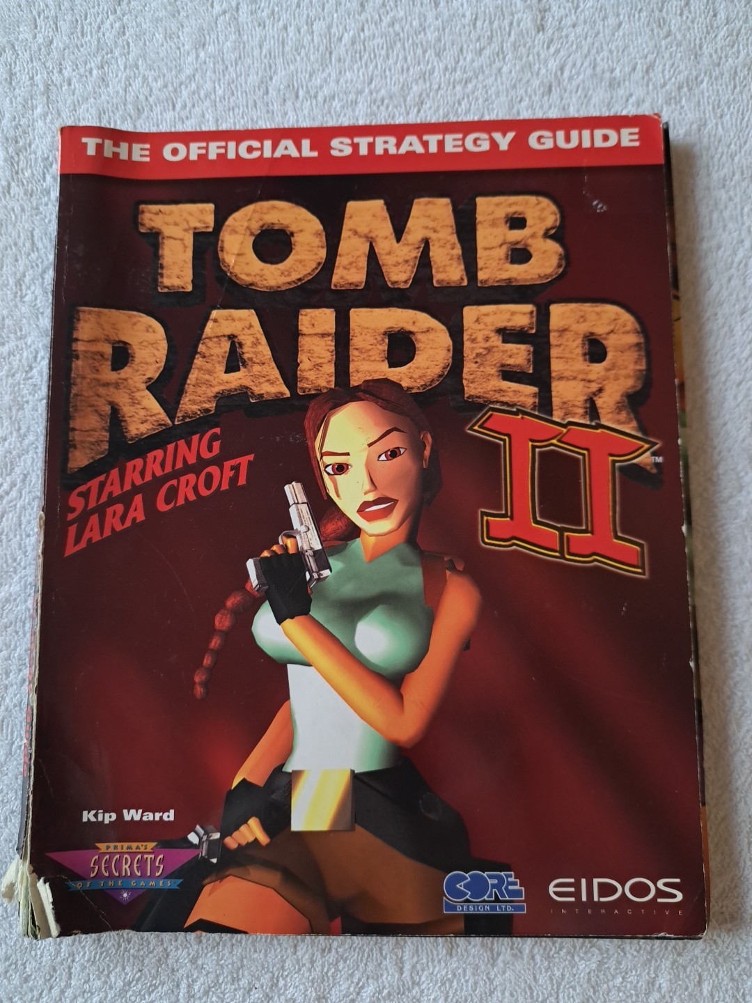 Tomb Raider 2 II The Official Strategy Guide Prima Games PS1 Book PlayStation