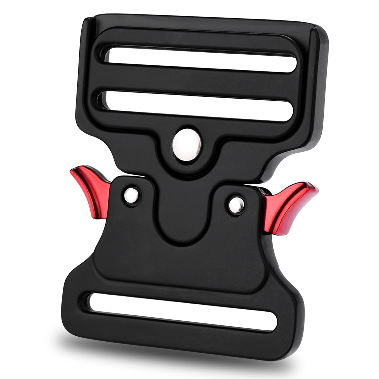 CooBigo 2Pack 2" Tactical Duty Belt Inner Diameter, E: Black 2pcs 