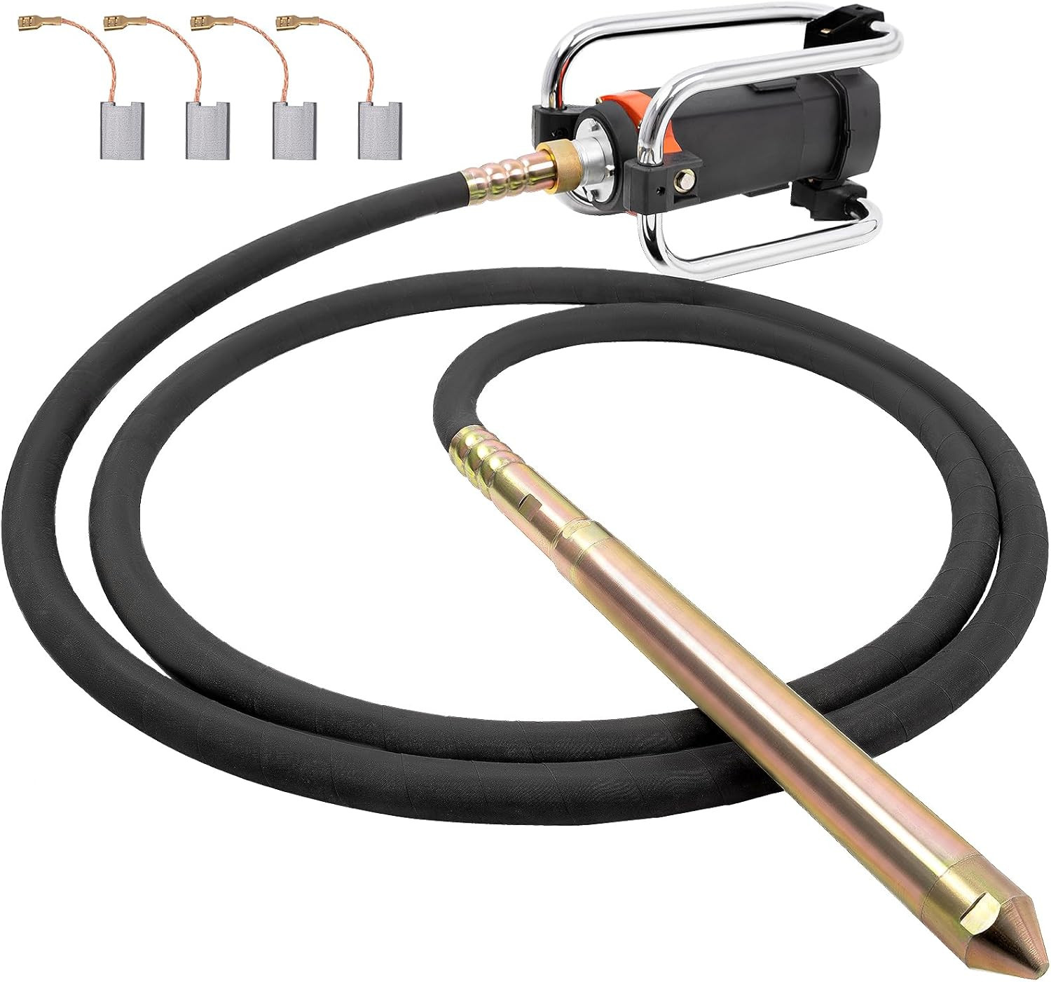 Electric Concrete Vibrator Handheld, 2HP 1500W 18000RPM Powerful Copper Motor Po