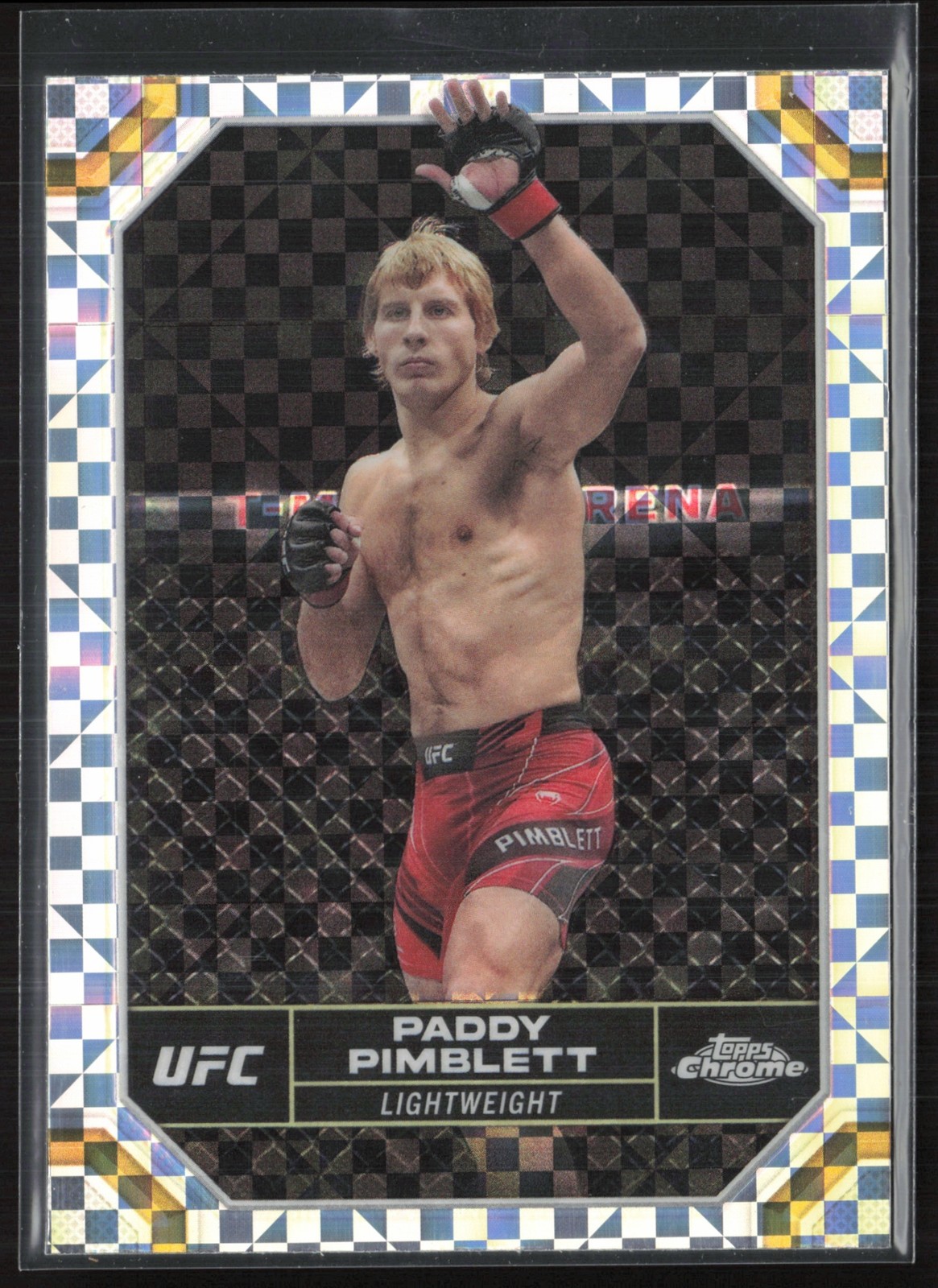 2024 Topps Chrome UFC Paddy Pimblett X Fractor #151