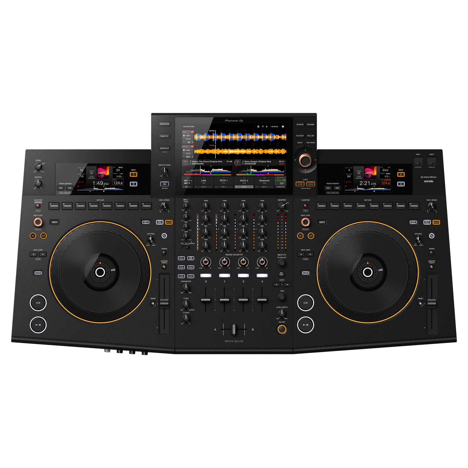 Pioneer DJ OPUS-QUAD Professional 4-Channel All-in-One DJ System (Open Box)