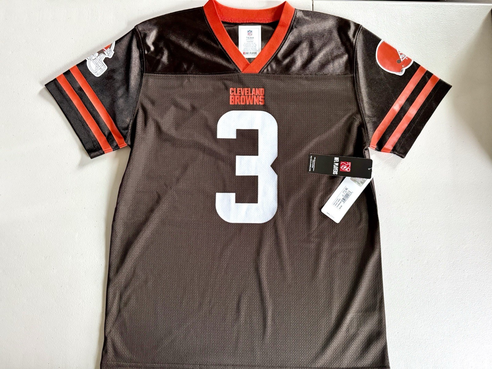 NFL Cleveland Browns Jeudy #3 Youth XL Jersey Brown