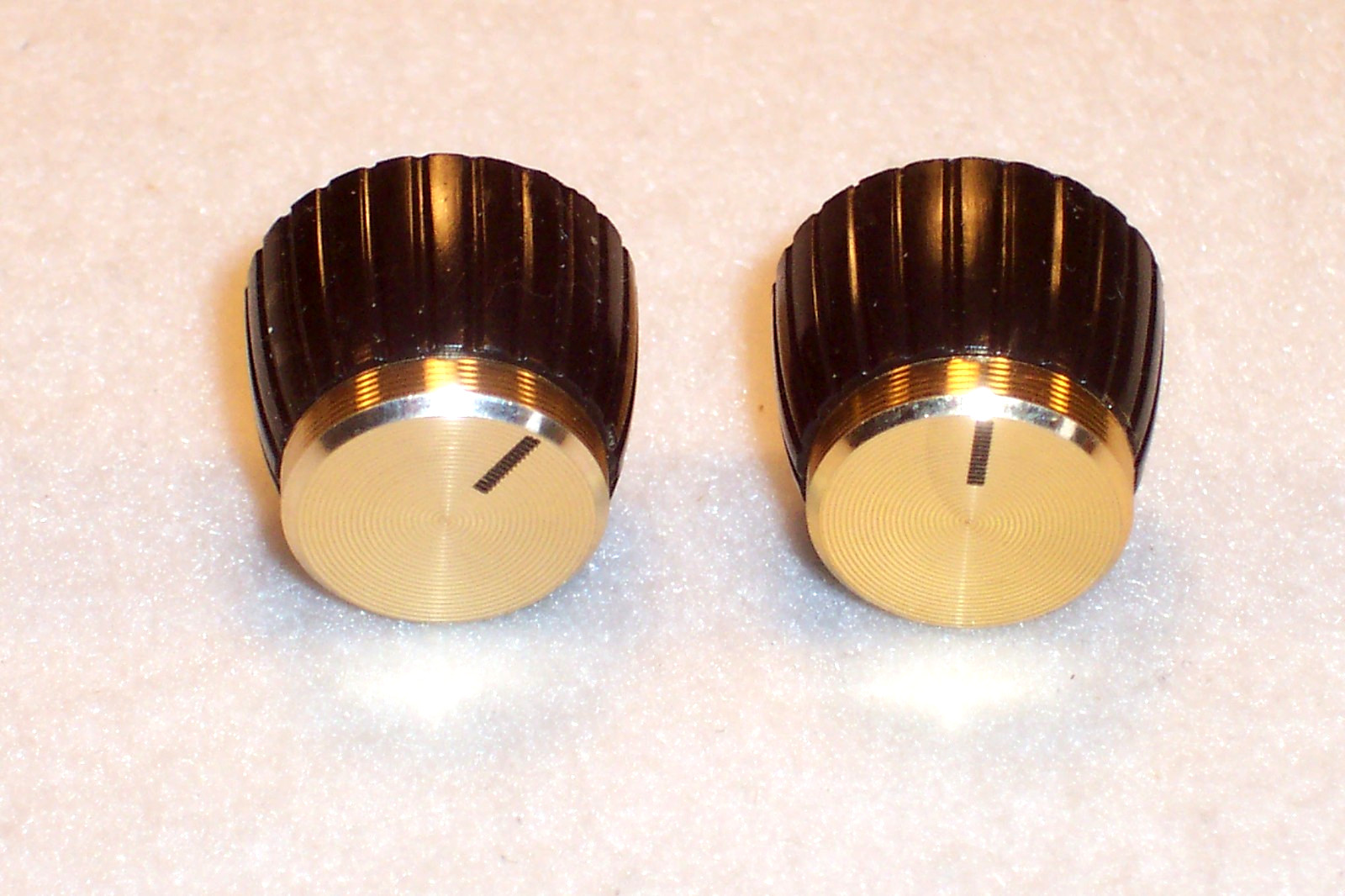Matched Pair SCOTT 222-D Original Equipment Shorter Flat Top Knob