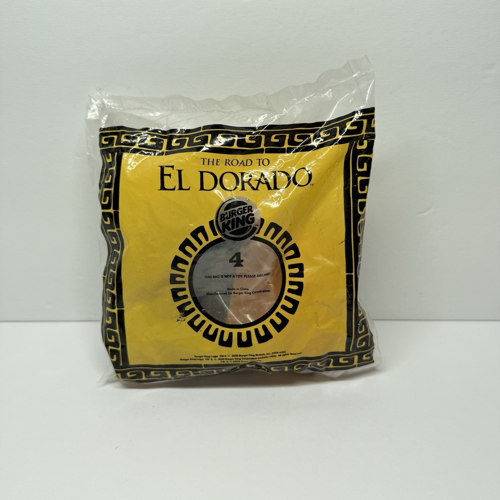 Vintage 2000 Burger King The Road To El Dorado - Tulio & Bull Toys in Bag NIP