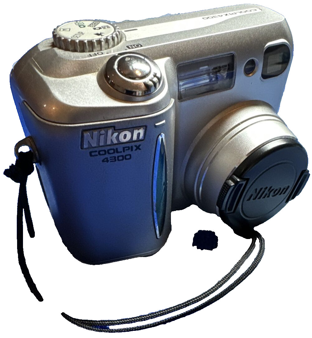 Silver Nikon Coolpix E4300 Digital Camera SHIPS FREE