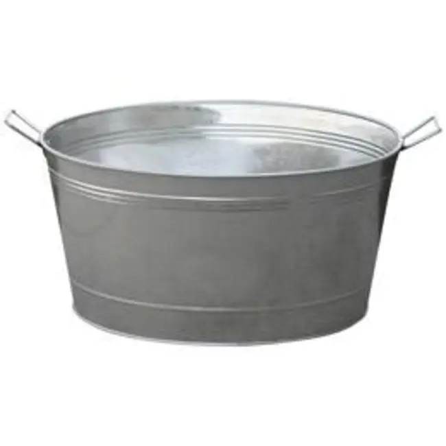 Galvanized Round Tub 13.75 Gallon Miller Metal