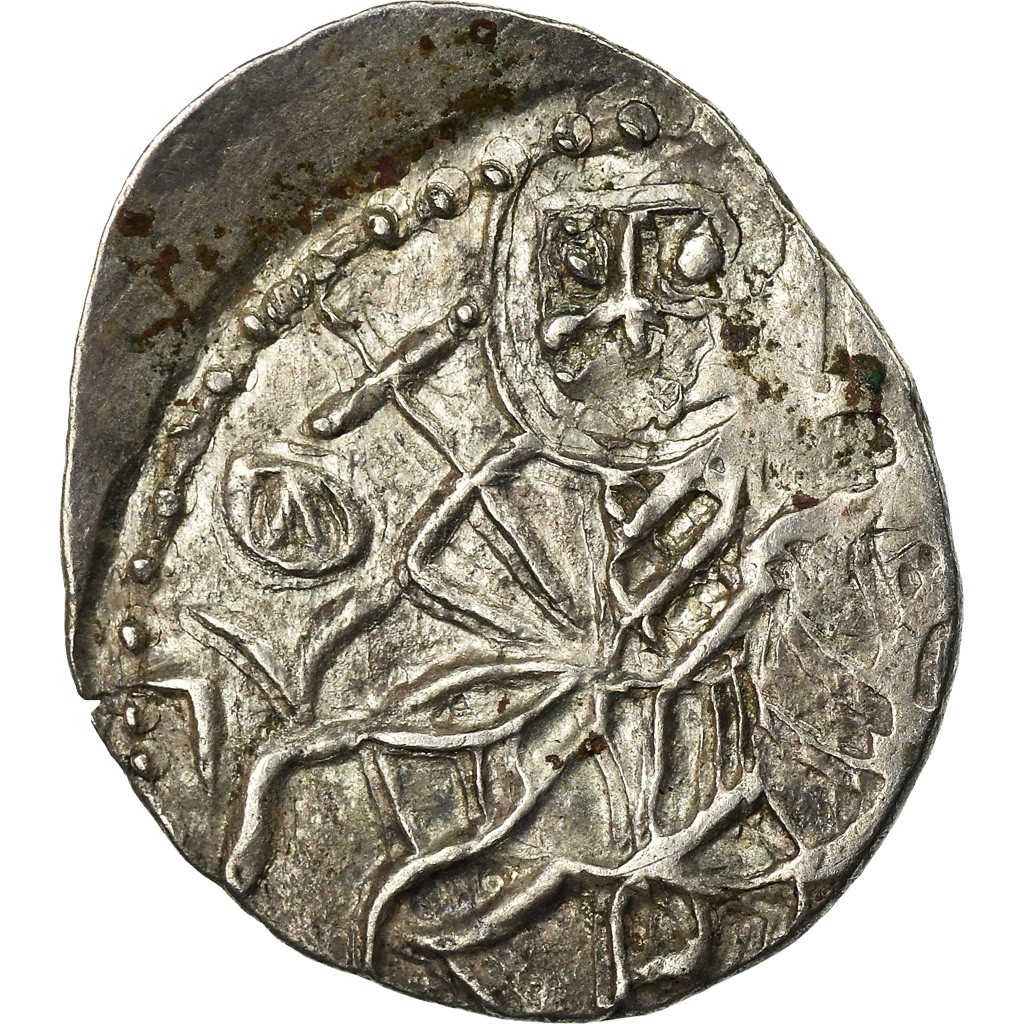 [#901058] Coin, Alexis IV Comnène, Asper, 1417-1429, VF, Silver, Sear:2641
