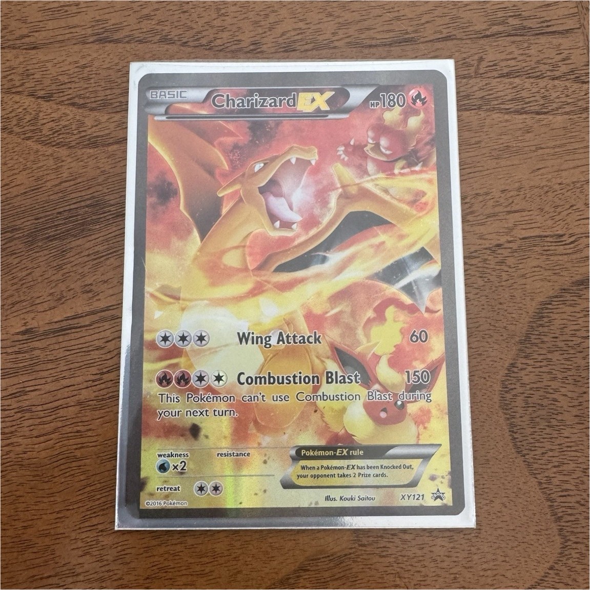 Charizard EX Promo Holo Pokémon TCG XY121 XY 180HP Basic Card
