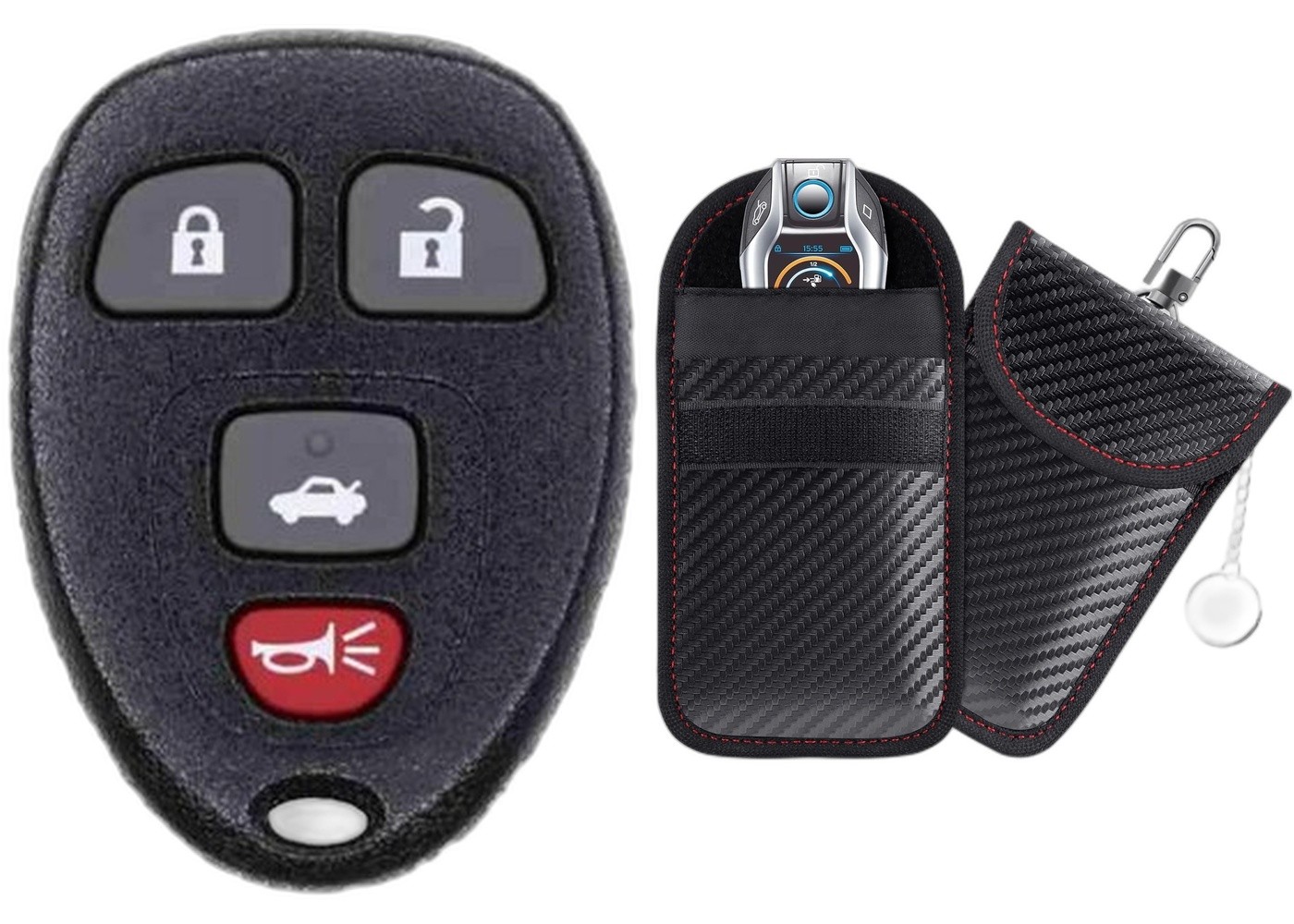 Replacement Key Fob Remote 2012 Chevrolet Malibu FCC: KOBGT04A MPN: w/Case
