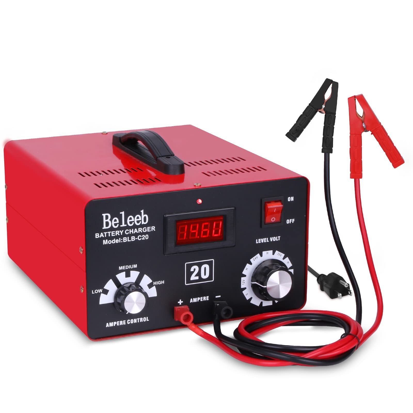 Adjustable 12V 24V 36V 48V Battery Charger, 12A Pulse Technology