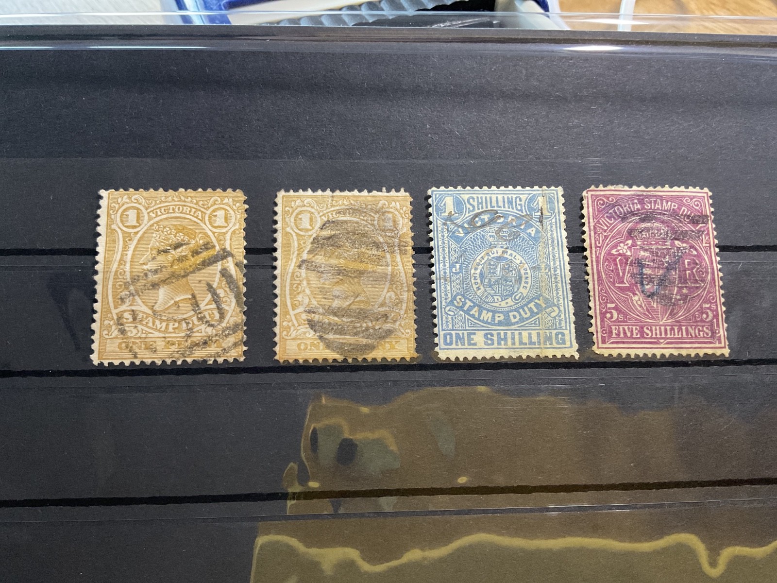 Australia Victoria early revenue mounted mint or used stamps   B3520