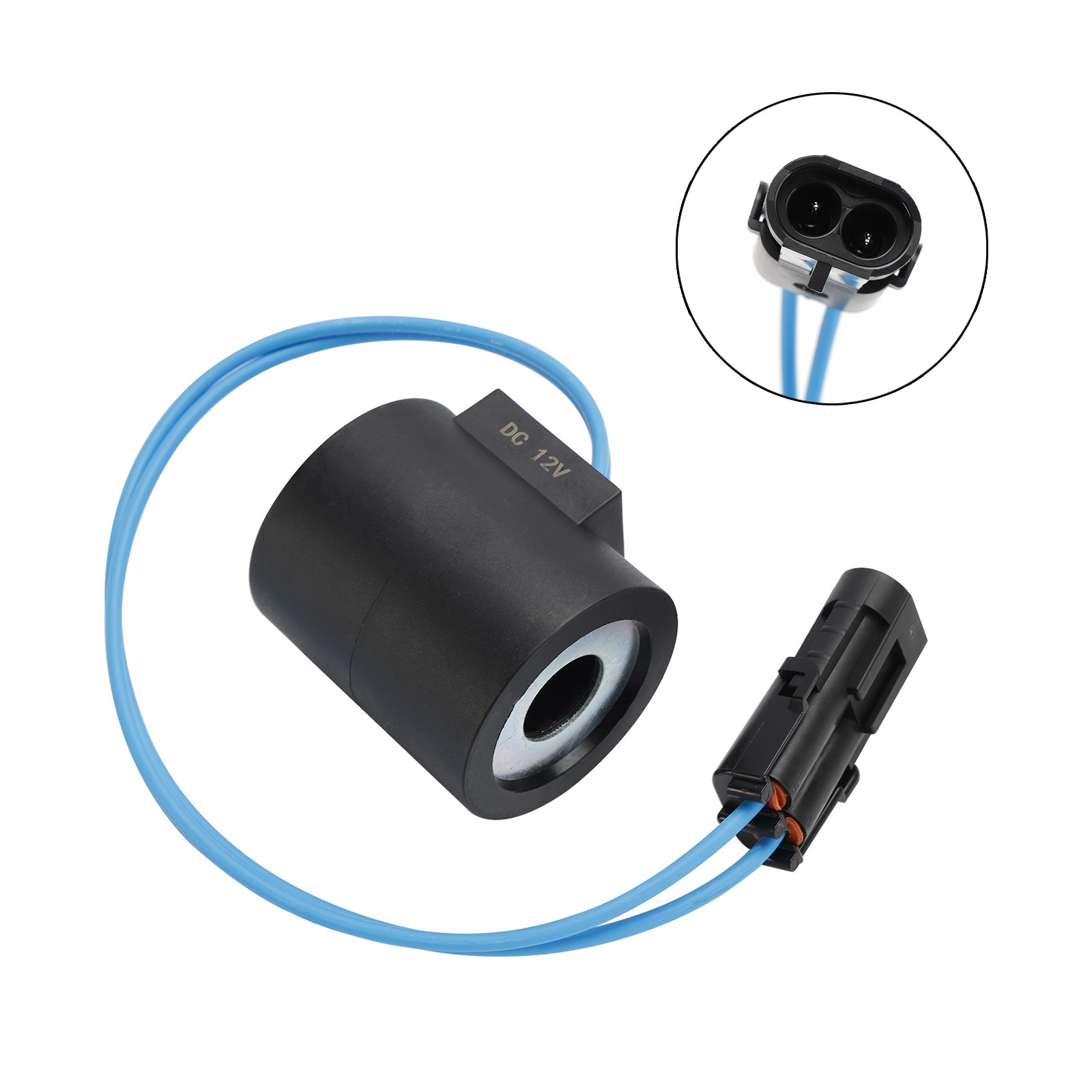 12V DC Solenoid Valve Coil 6359732 Fit For HydraForce Weatherpack Connector