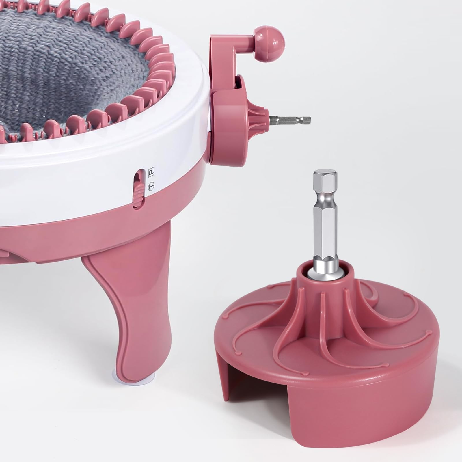 Knitting Machine Adapter, Quick Adult, Pink-Accessories-New 