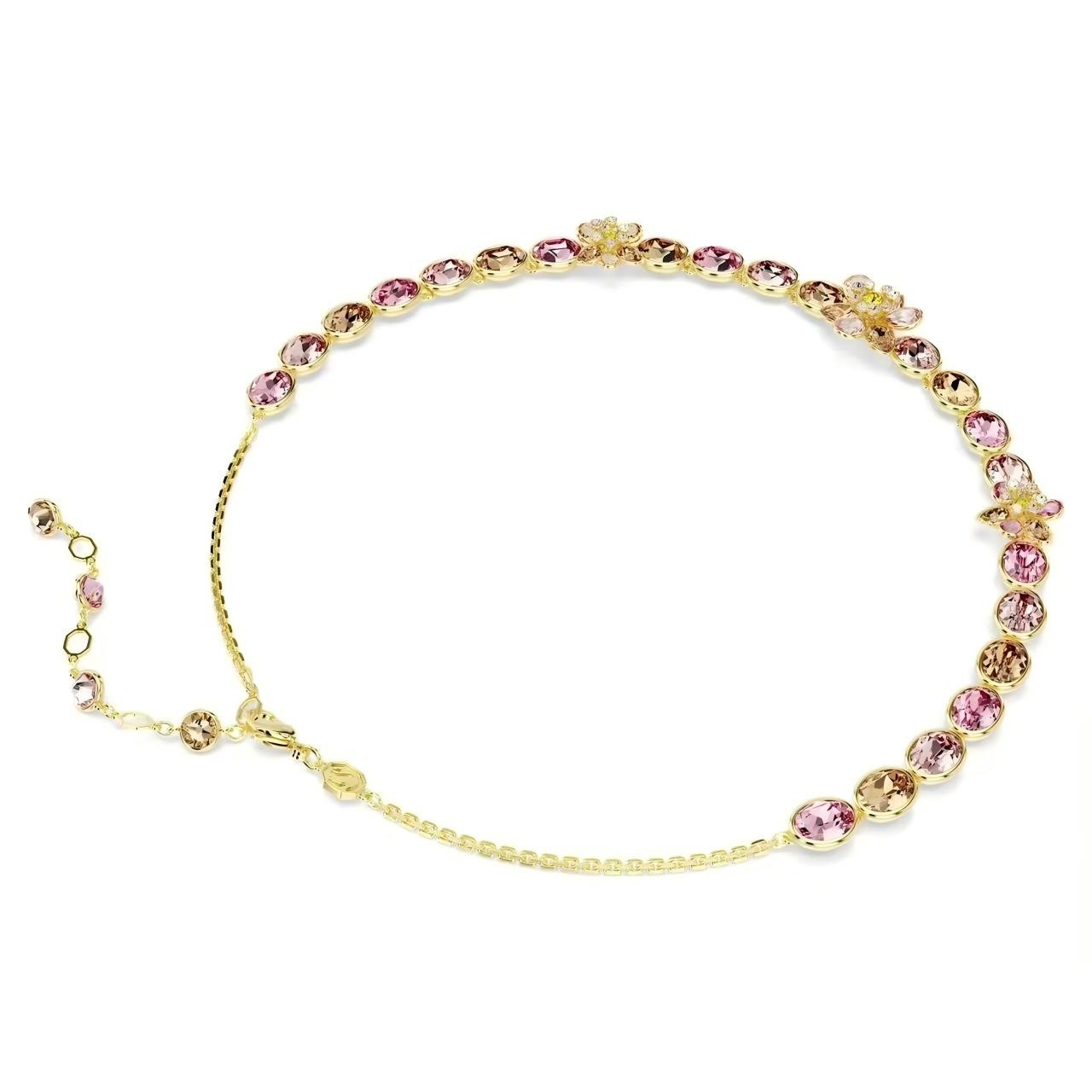 Swarovski ldyllia floral crystal necklace