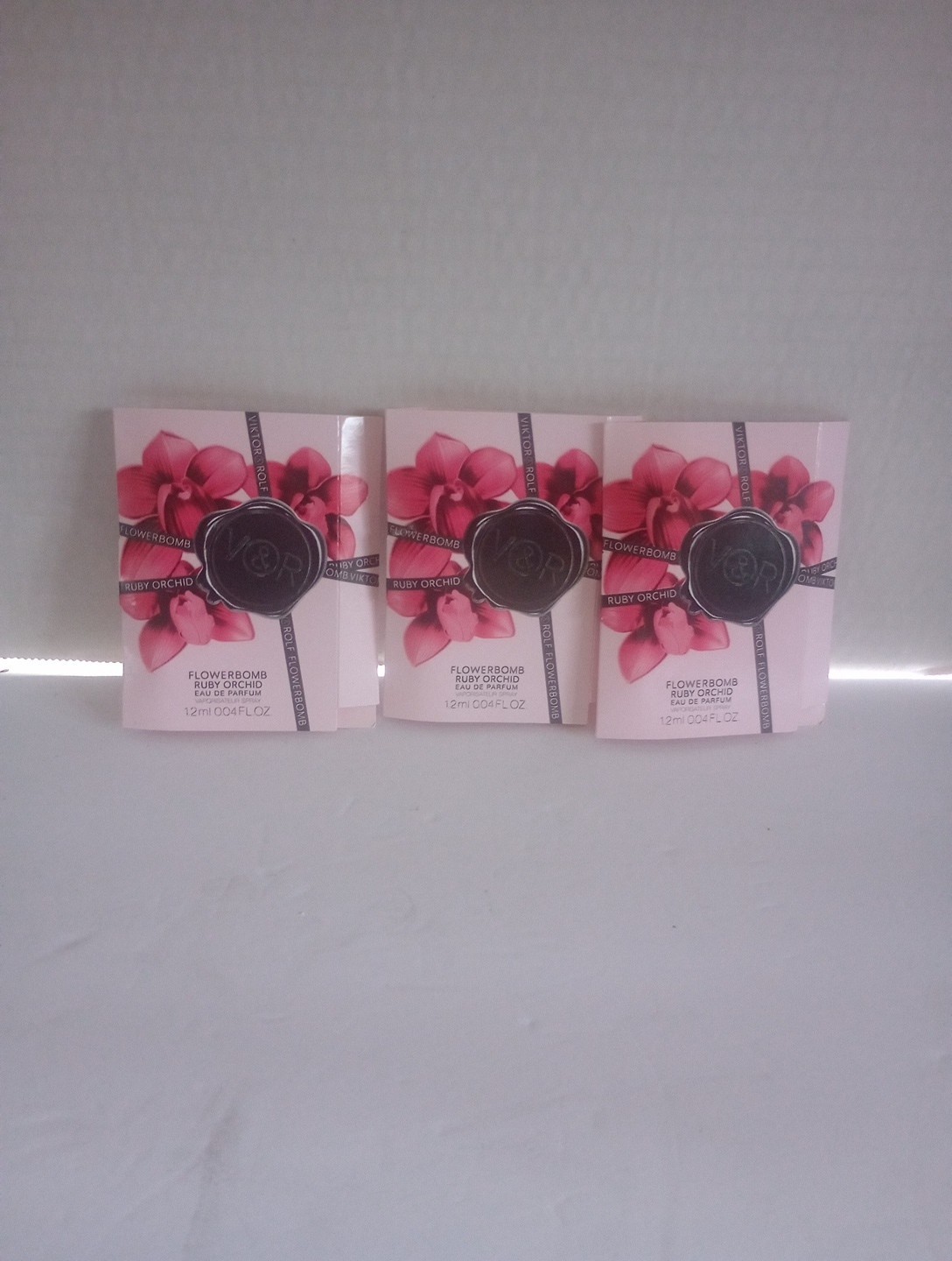 3x FLOWERBOMB RUBY ORCHID VIKTOR & ROLF 0.04oz / 1.2ml ea EDP Spray Samples NEW