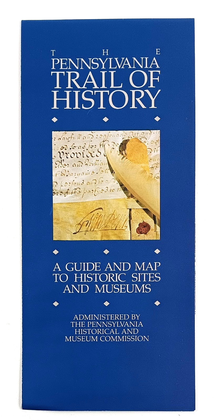 1980s Pennsylvania Trail of History Historic Sites Museums VTG Travel Brochure