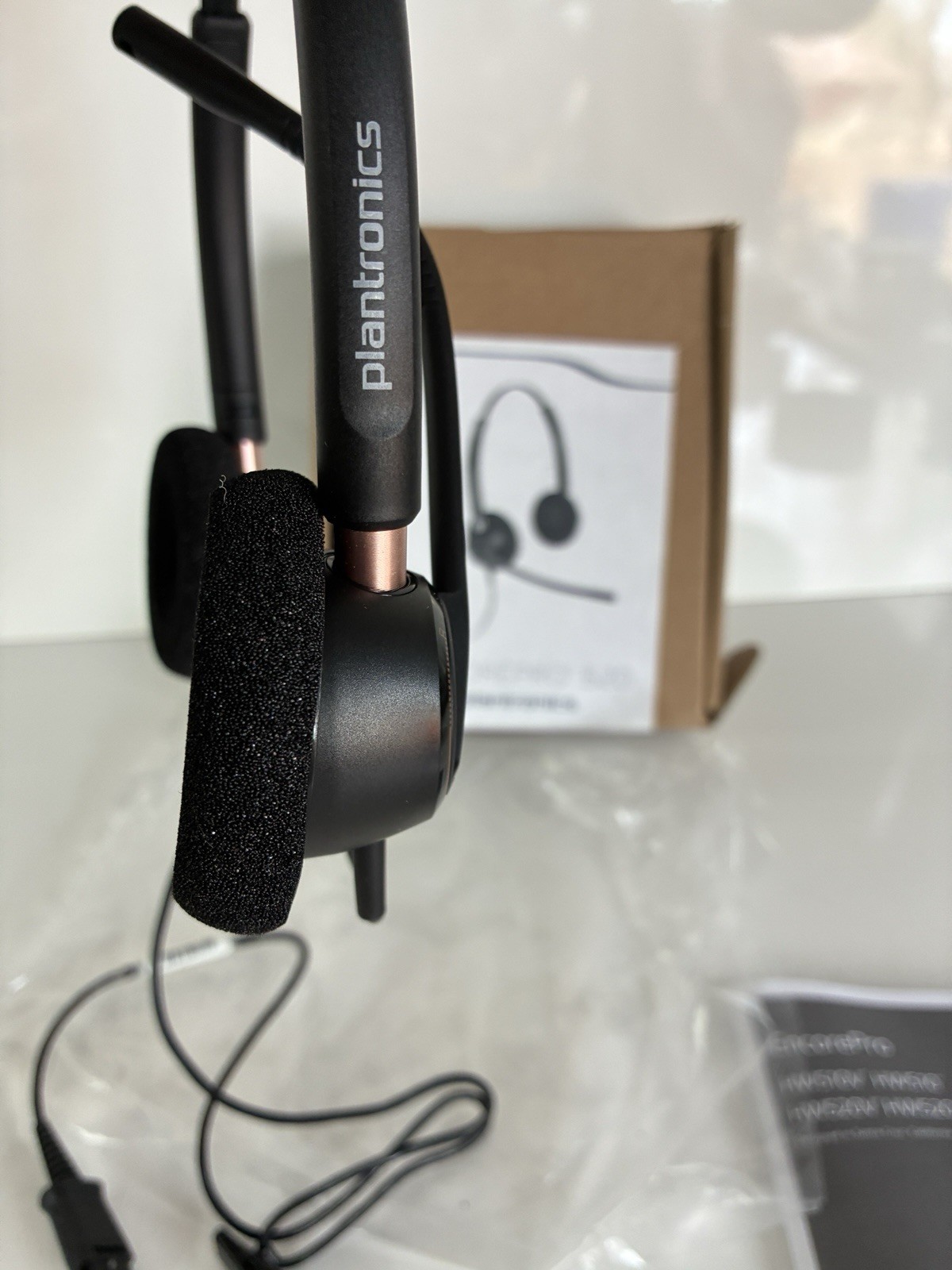 New Plantronics Encore Pro HW520 Black Headset