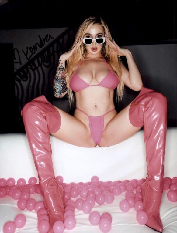 Kendra Sunderland Signed Autograph Sexy Adult 8x10 Model Photo with Proof & COA