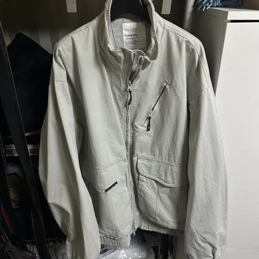 Codegraphy MA-1 Bomber Jacket Size L Slim Fit with Shine