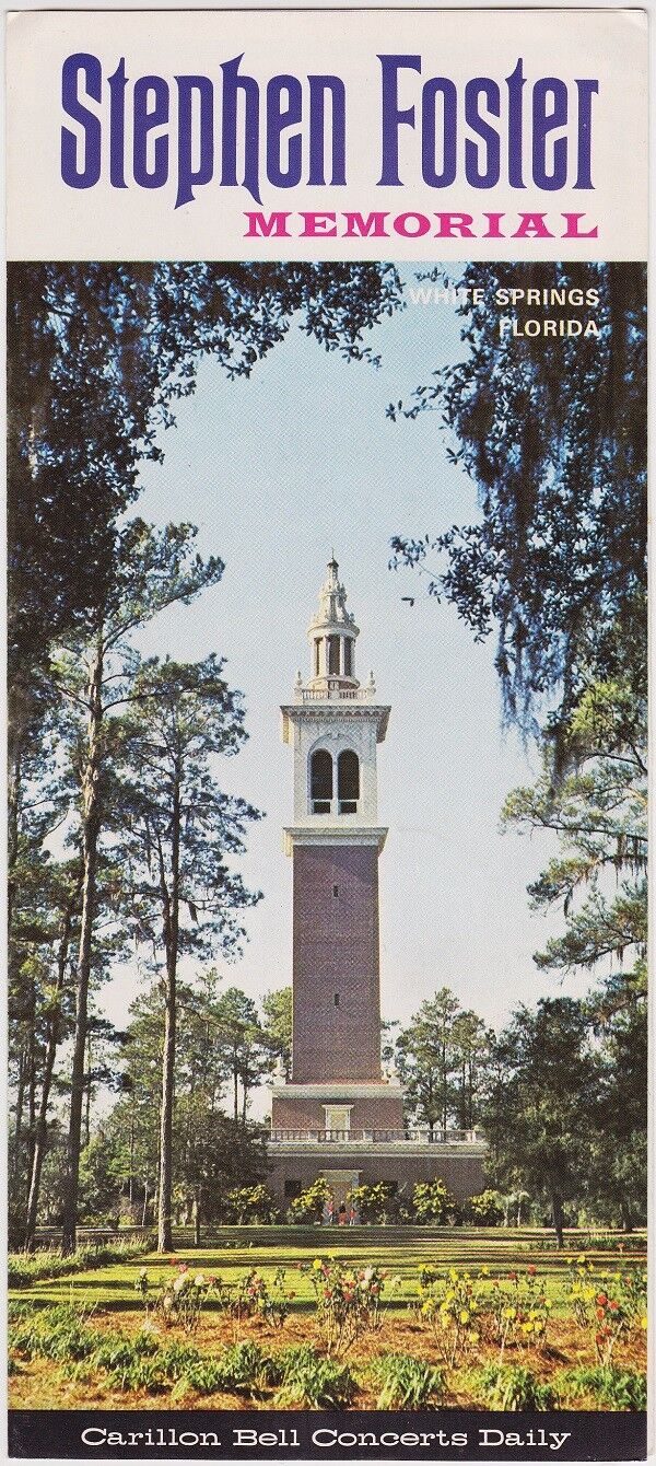 1960's Stephen Foster Memorial White Springs Florida Brochure
