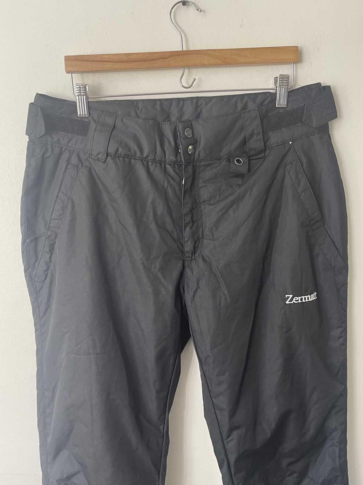 Zermatt Women's Large SKI PANTS  Regular Fit 3K Series Insulated Black Outdoor