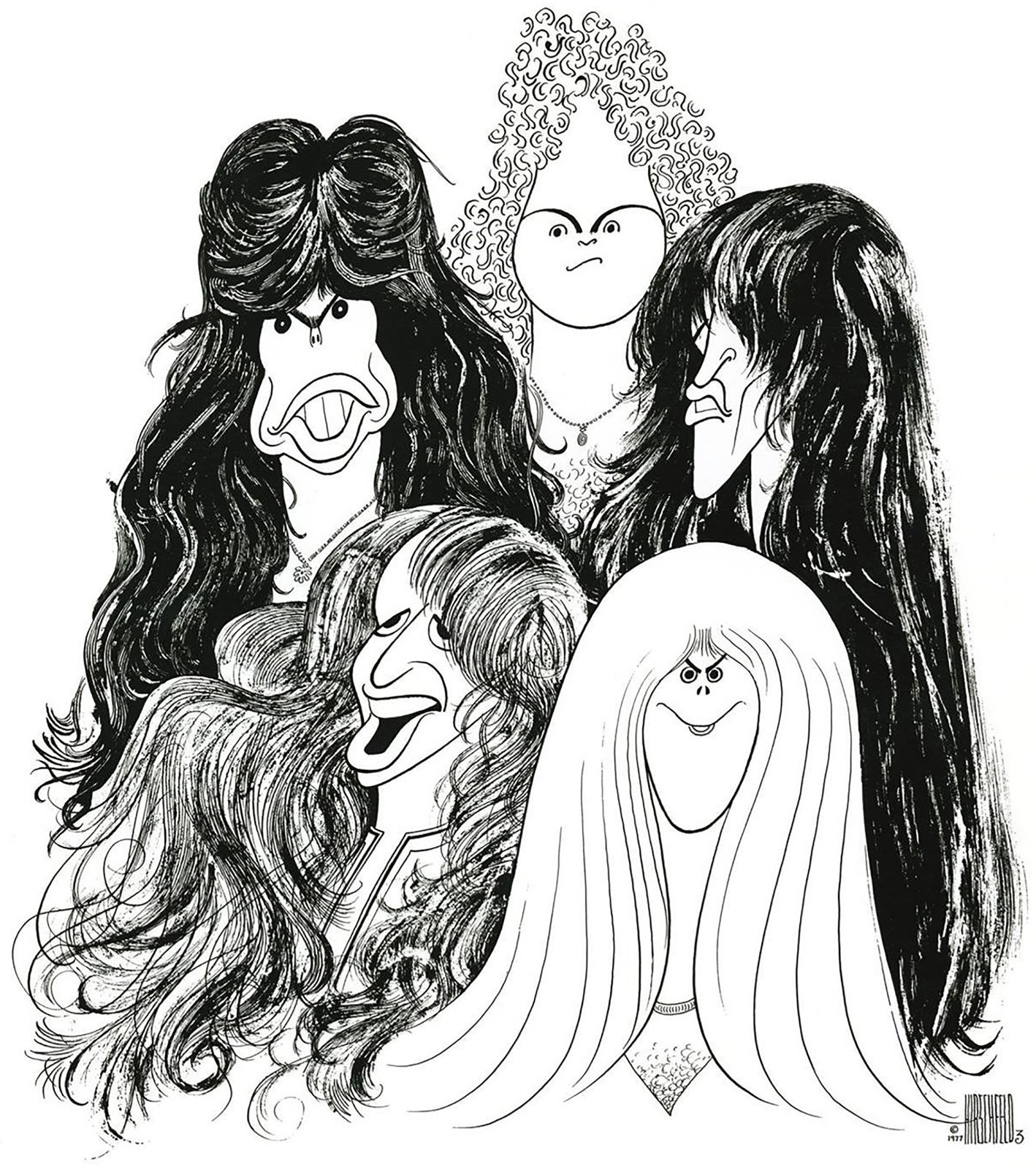 Aerosmith Iron On Transfer For T-Shirt + Other Light & Dark Color Fabrics #2