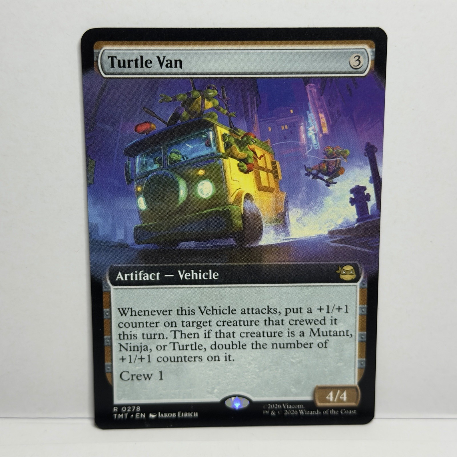 Turtle Van Extended Art Non-Foil #278 MTG Teenage Mutant Ninja Turtles TMT EN NM