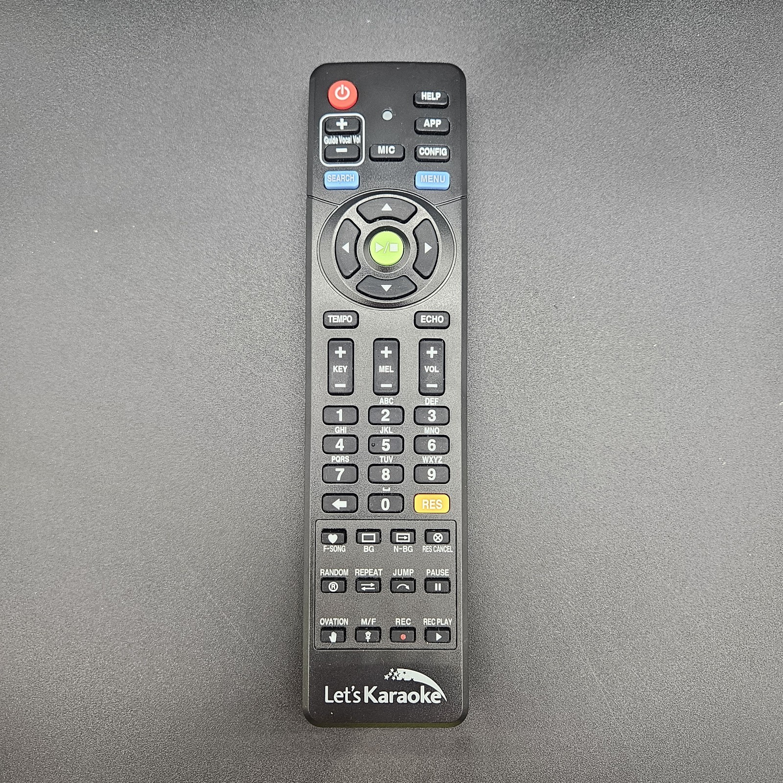 Original OEM Let's Karaoke System Magic Sing Remote Control Tested Working