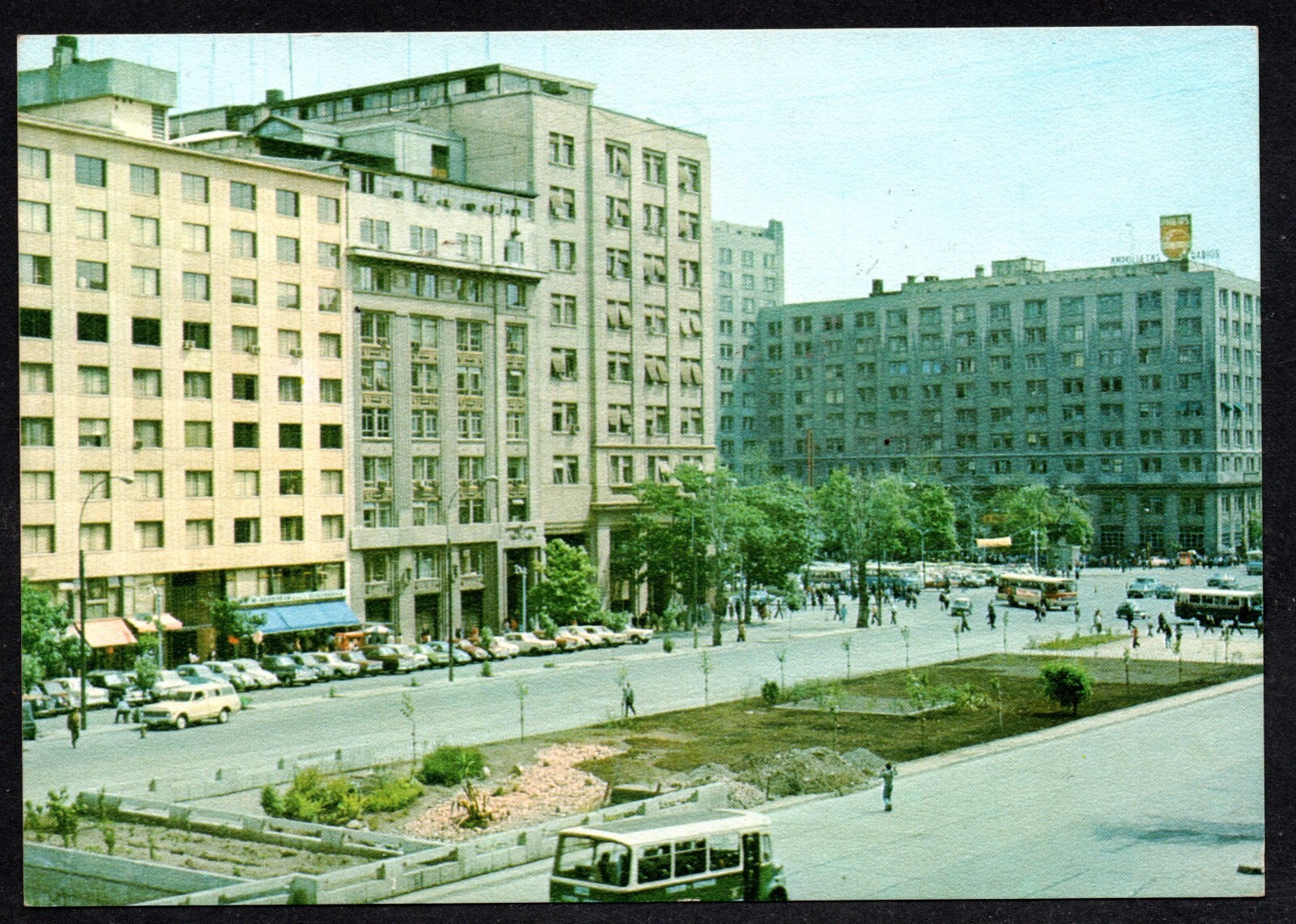 CHILE,  POSTAL,  SANTIAGO, BARRIO CIVICO, SIN CIRCULAR  (POST/01-29)