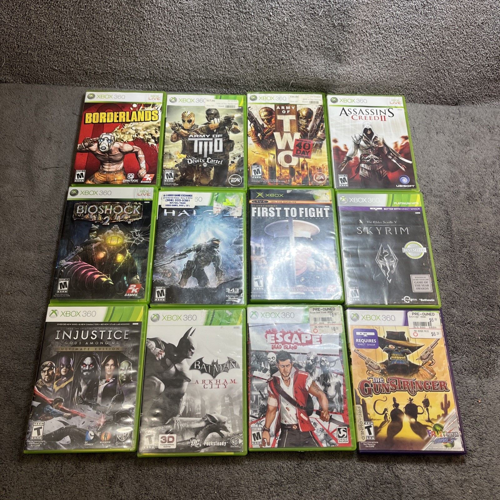 Xbox 360 lot 12 Games FPS.