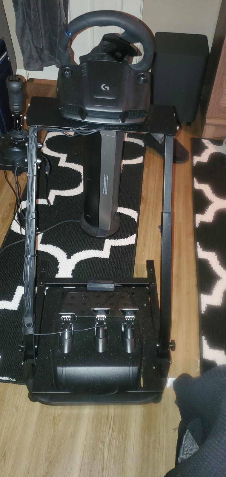 Wheel And Shifter And Petals And A Stand And 18speed Shifter Tp Play ATS