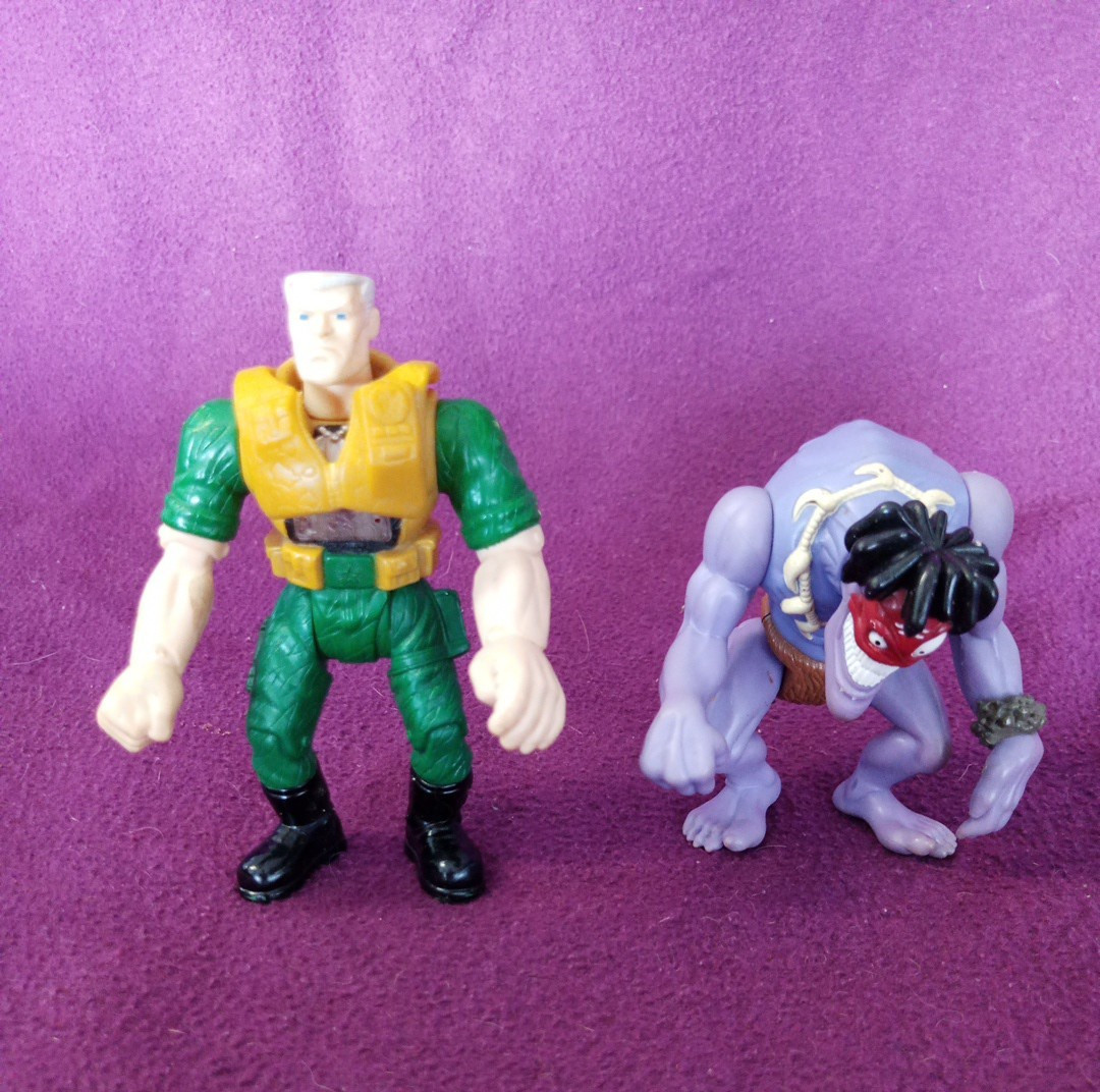 Lot Of 2 Vintage 1998 Small Soldiers Burger King Toys