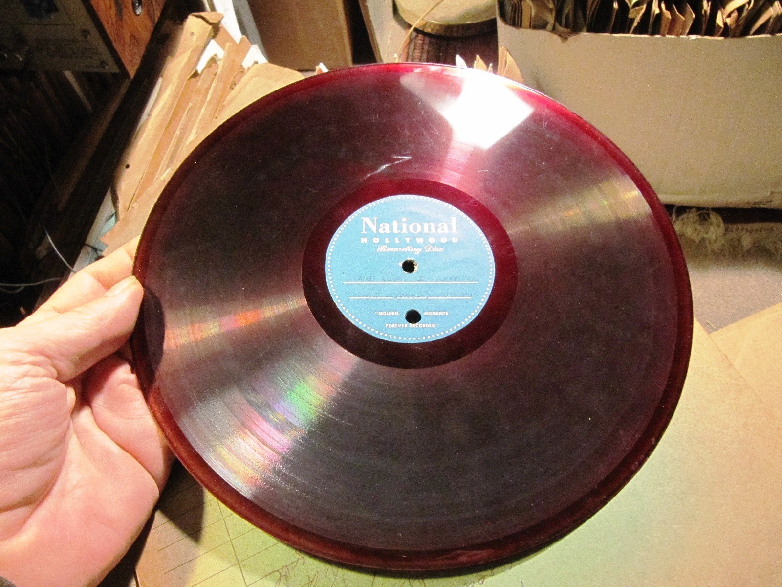 Home Recording MARGARET JONES Flute HELEN KNIGHT Debussy Clair de Lune Acetate