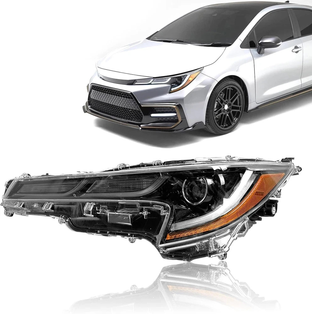 ILAMP Headlight Fit for 2020 2021 2022 Toyota Corolla Top Trim SE XSE XLE LED Pr