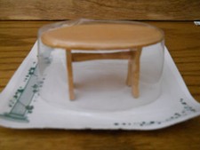 Dollhouse Miniature Wooden Side Coffee Table Handcrafted Finished Furniture NEW