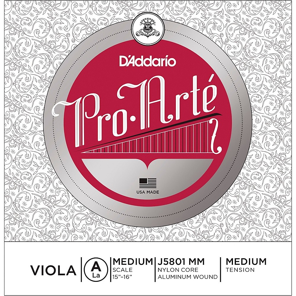 D'Addario Pro-Art? Series Viola A String 15+ Medium Scale