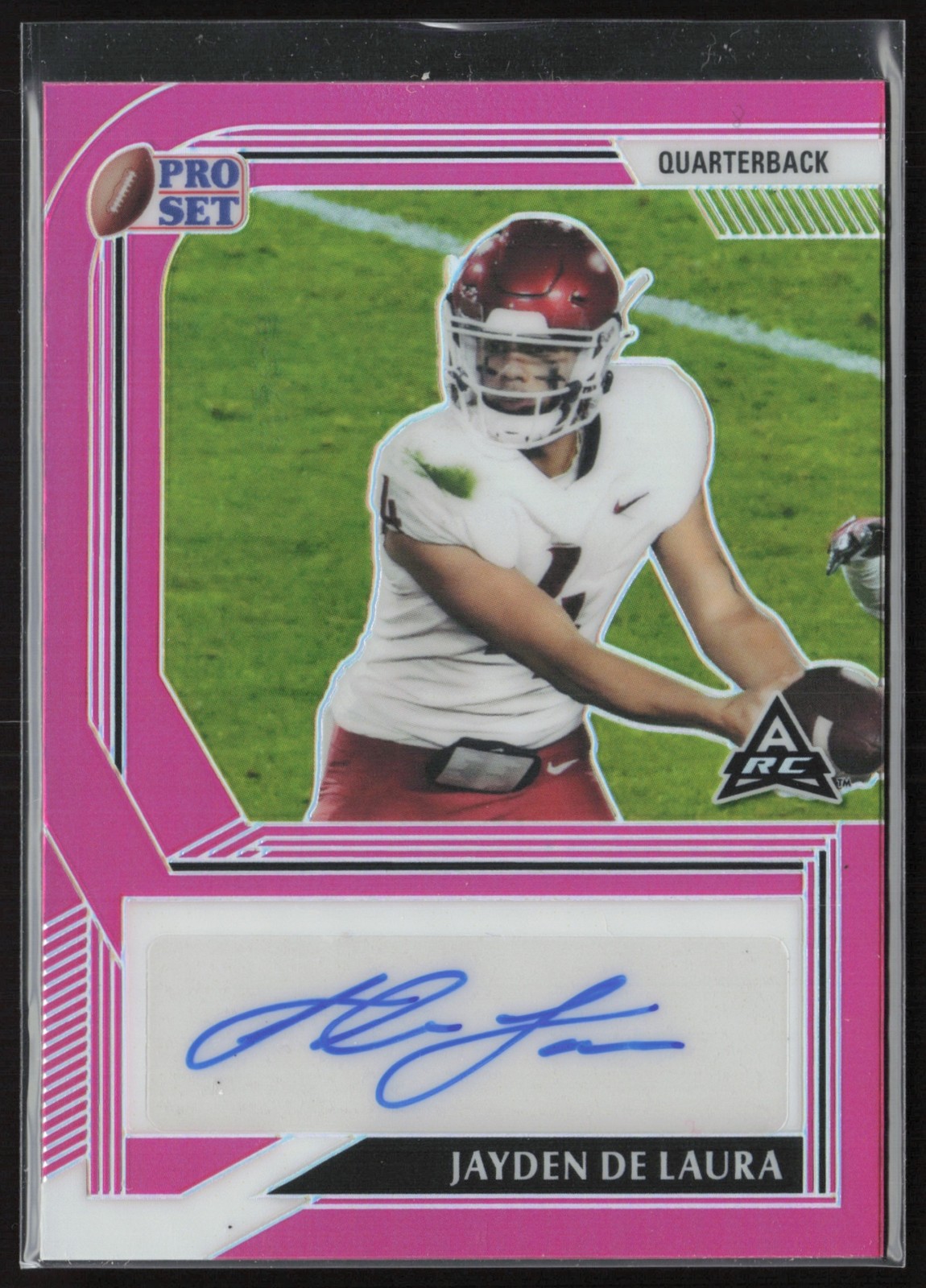 2022 Pro Set Metal Jayden De Laura Prismatic Pink /25 #PA-JDL Auto