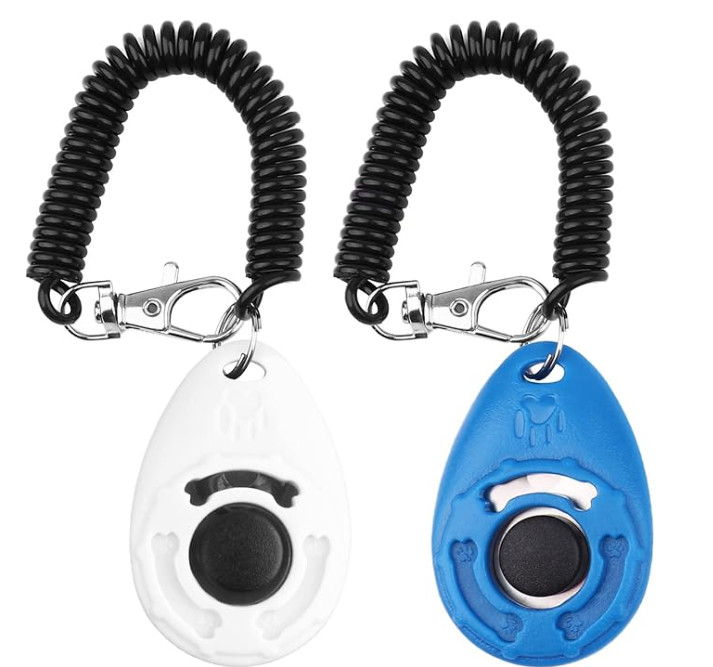 Dog Training Clicker with Wrist Strap - Durable Lightweight Easy to Use