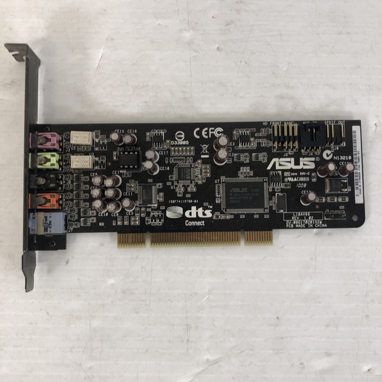 ASUS XONAR DS/A PCI AV66 7.1CH SOUND CARD