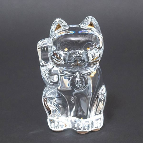 Baccarat Lucky Cat (Clear) S size