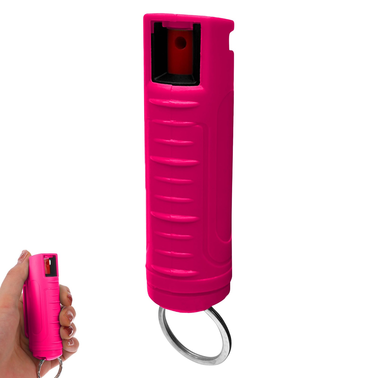 Hardshell Pepper Spray - 12Ft Range, Max Strength, UV Dye Identifier, Anti-Le...