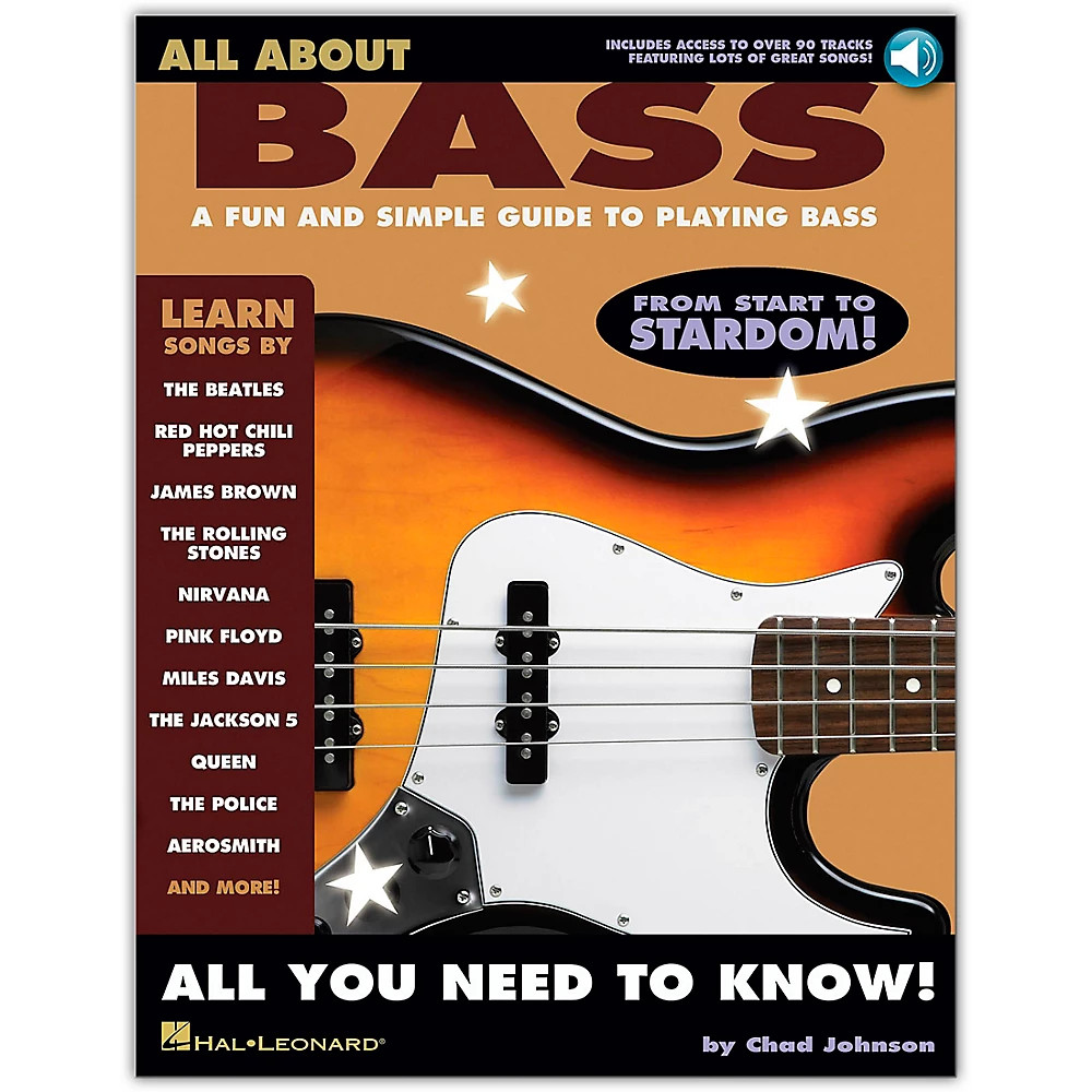 Hal Leonard All About Bass (Fun & Simple Guide From Start To Stardom) Book/CD