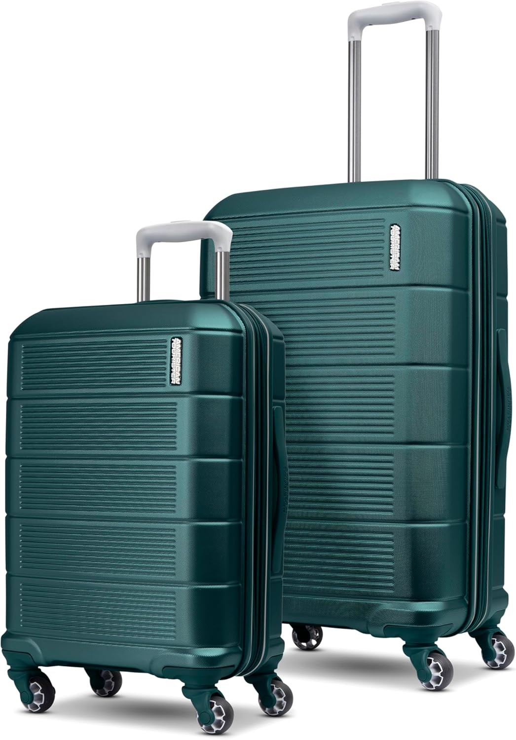 American Tourister Stratum 2.0 Hardside Luggage Spinners Green 2PC SET 20/24