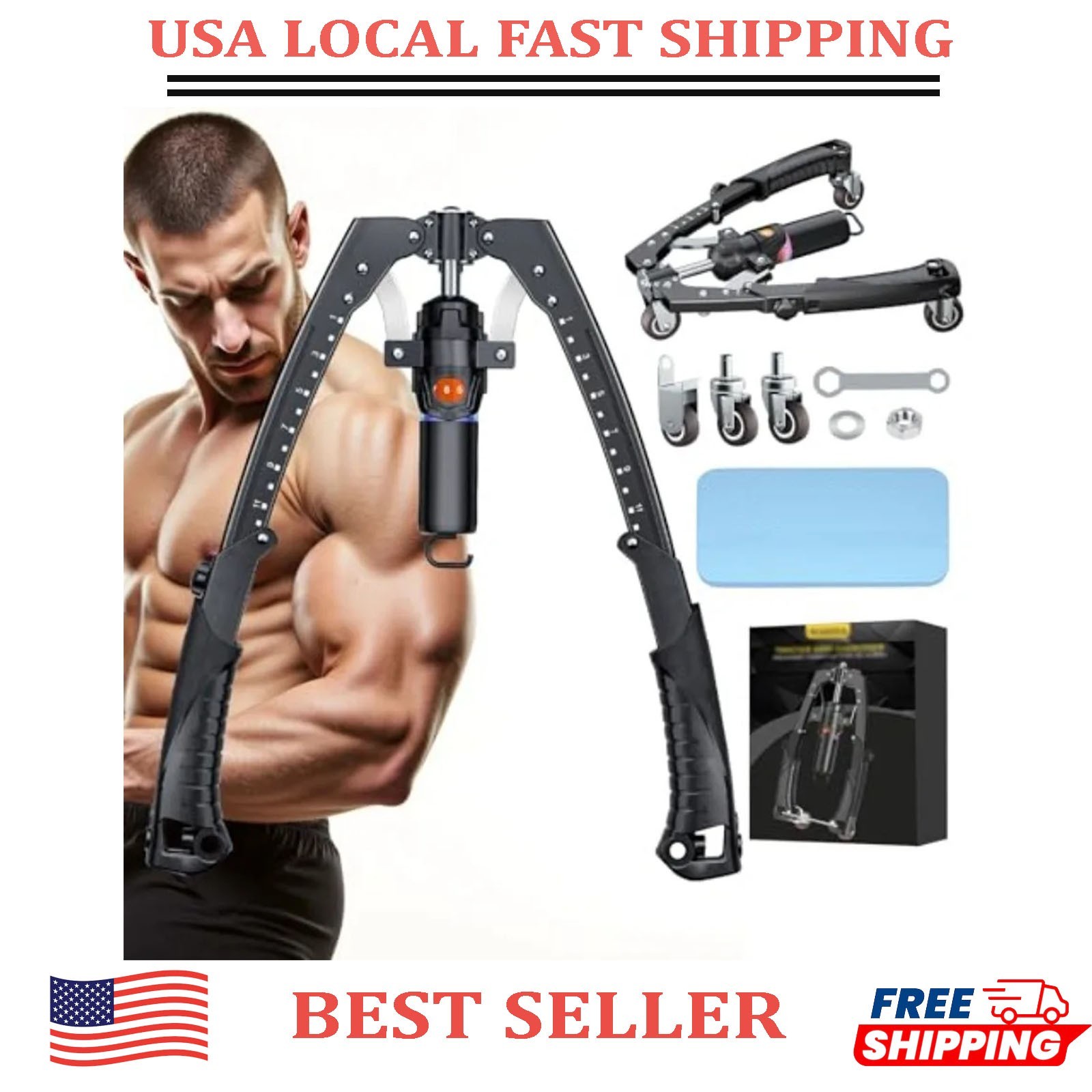 Chest & Arm Twister & Core Trainer, Hydraulic Power Coreflex Twister Chest Worko