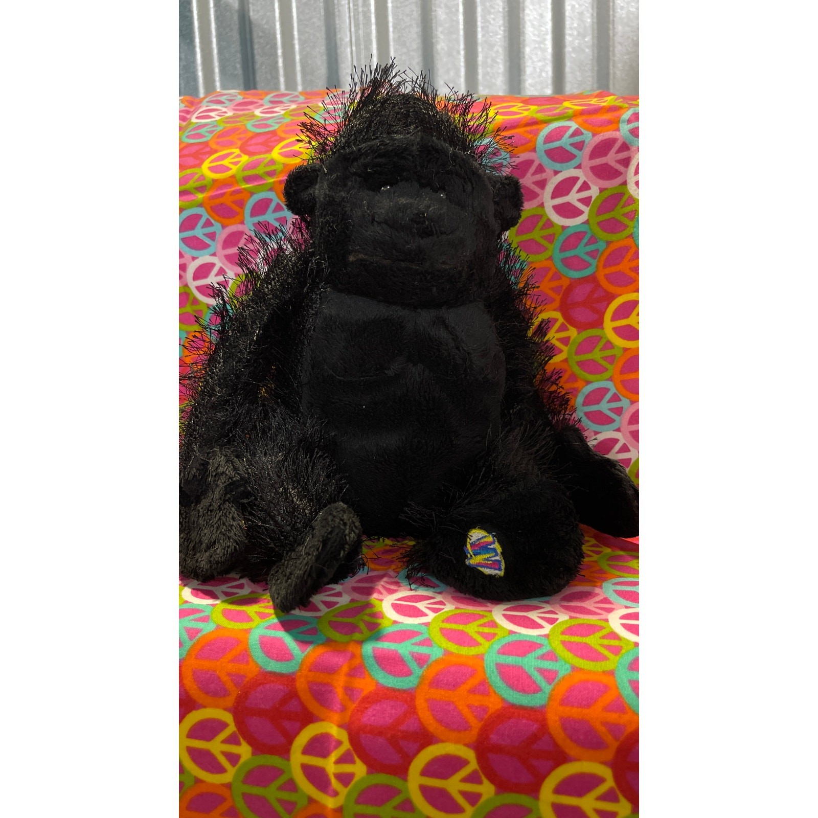 Ganz Webkinz Black Gorilla Ape HM040 Plush