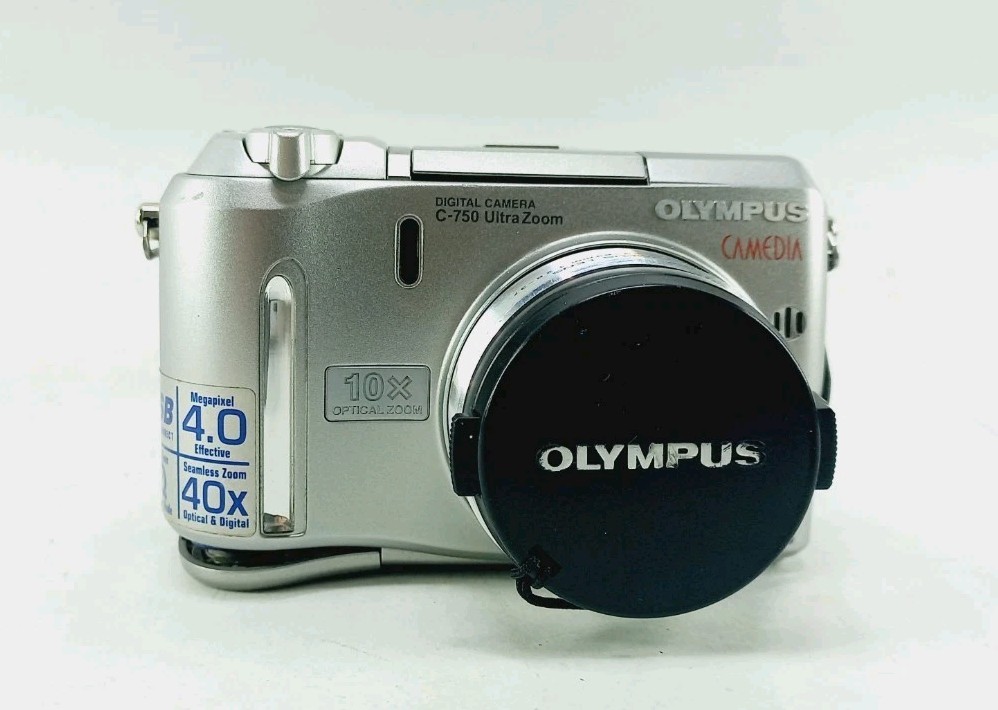 Olympus Digital Camera C-750 Ultra Zoom 4.0MP Silver Tested
