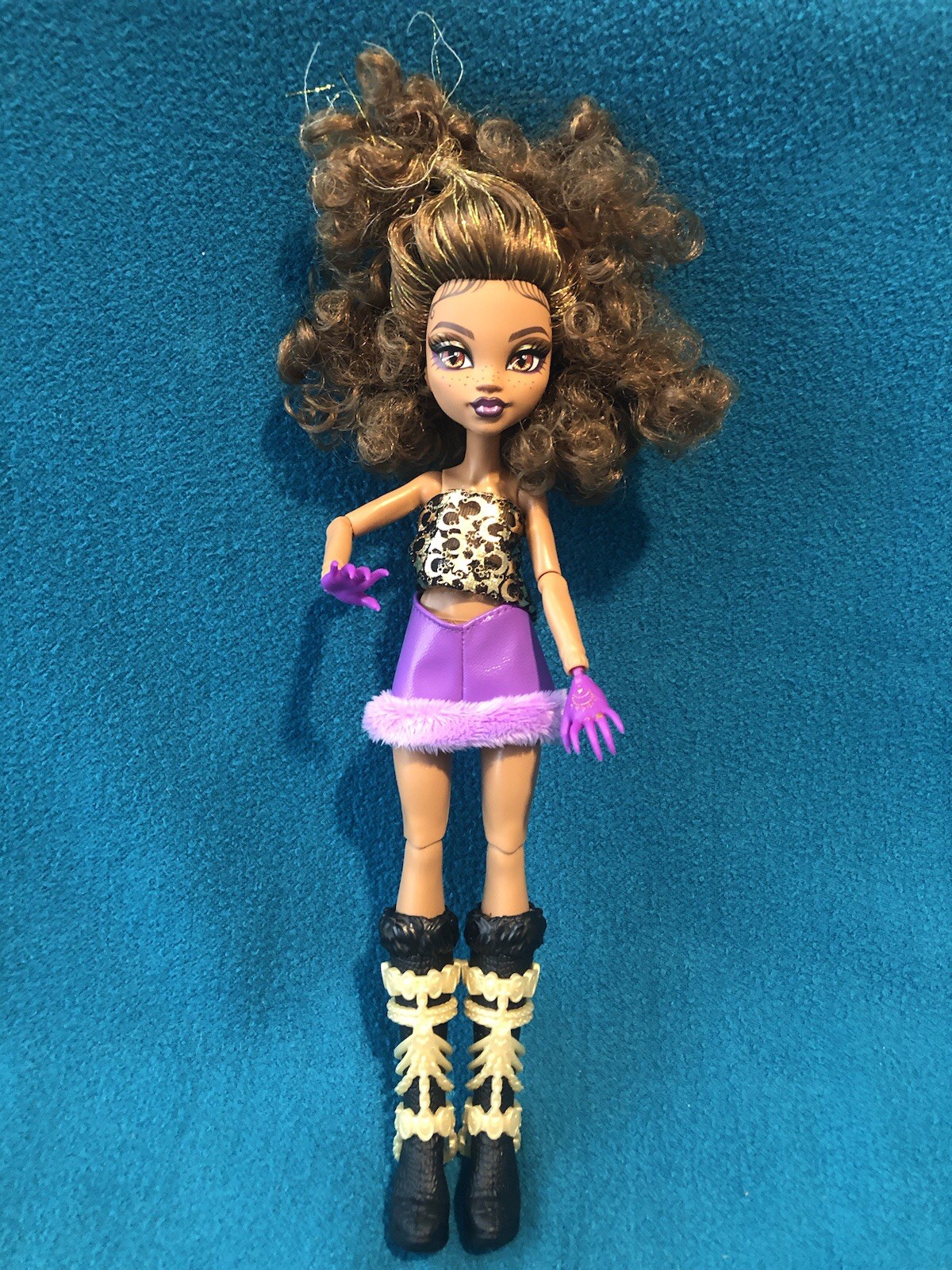 Monster High CLAWDEEN WOLF Monster Ball G3 Doll Mattel 2023 +Frozen Treat Cup