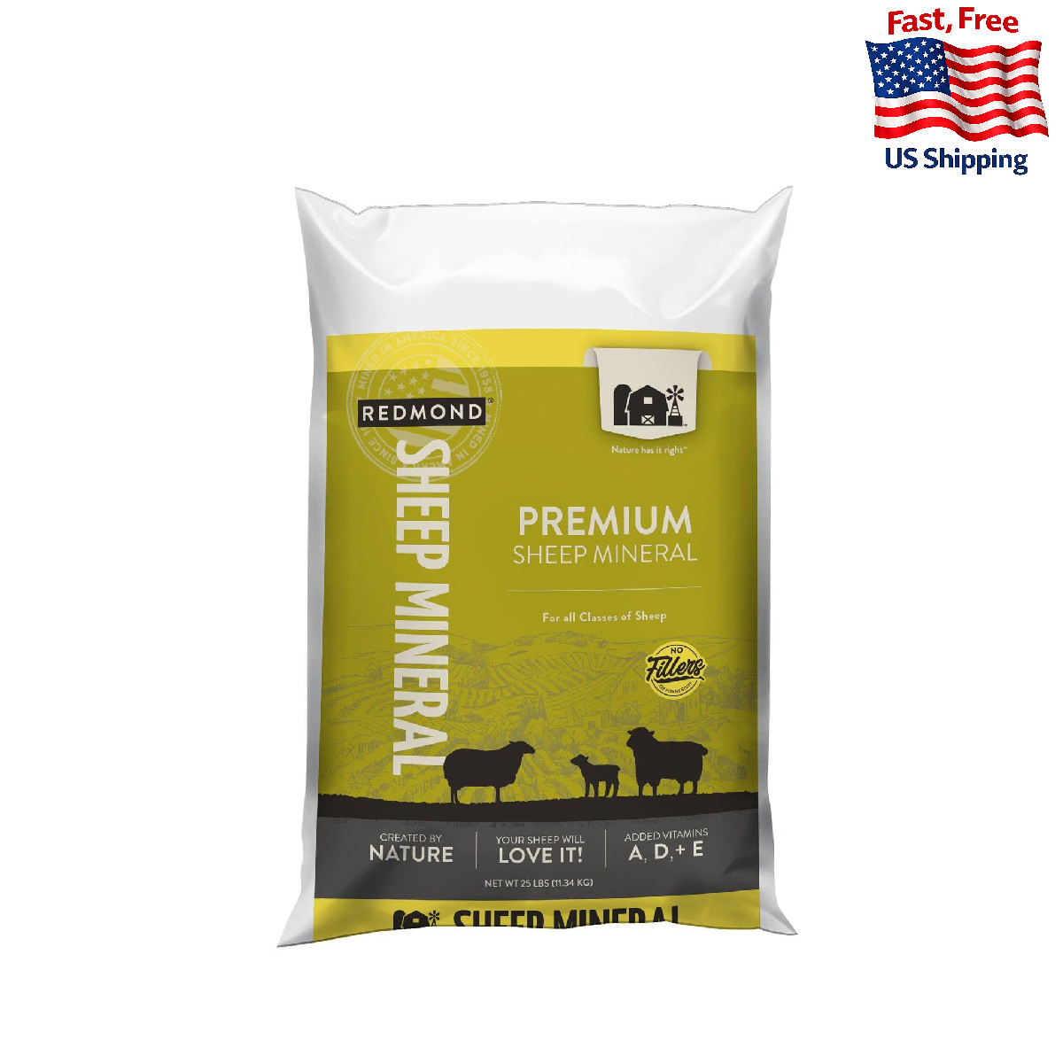REDMOND Sheep Mineral 25 lb Bag