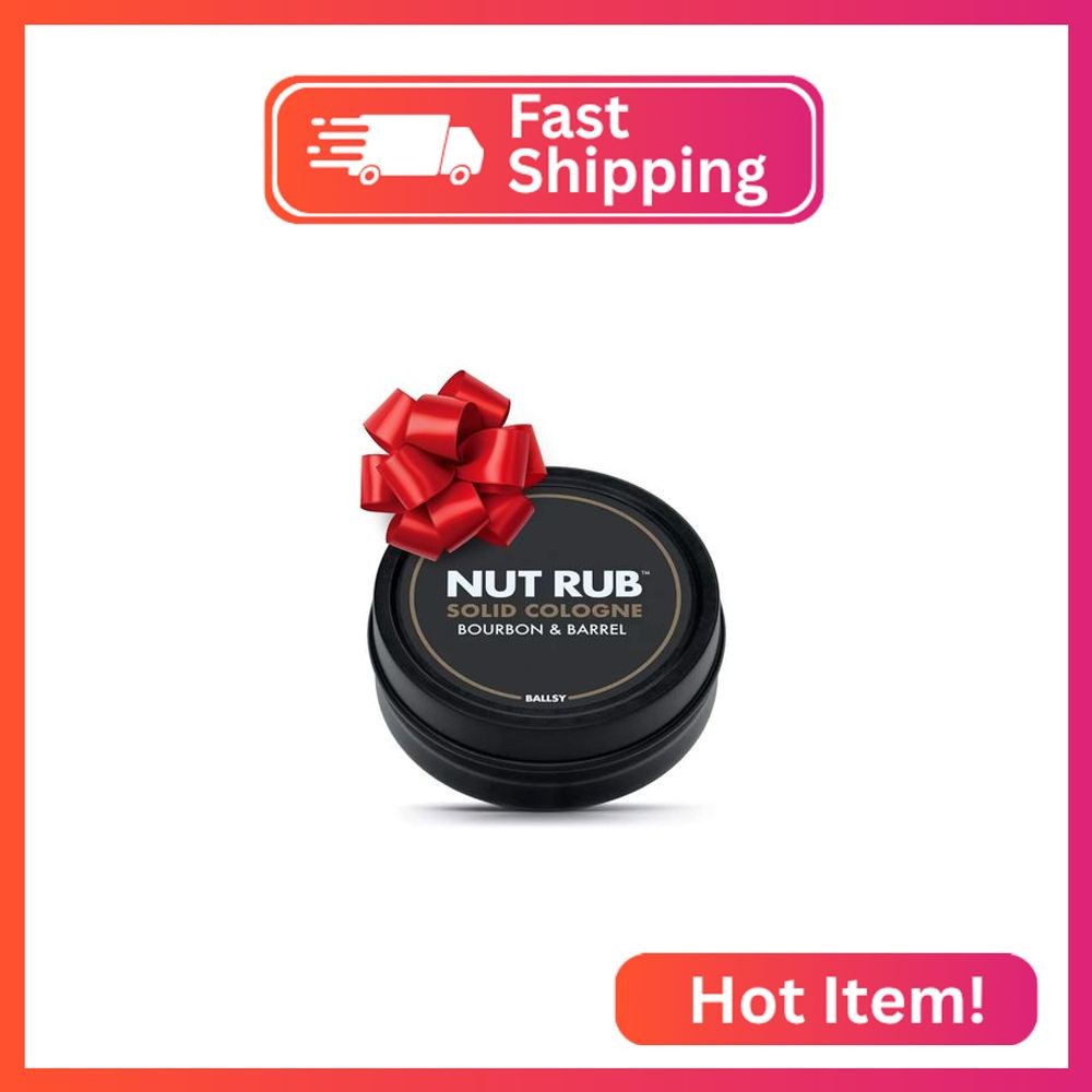 Ballsy Body & Ball Rub, Cologne for Everywhere, with Beeswax, Coconut and Sunflo